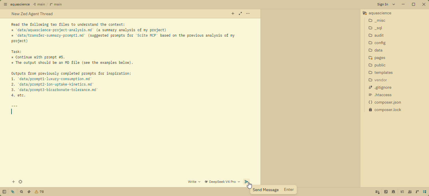 Example research prompt